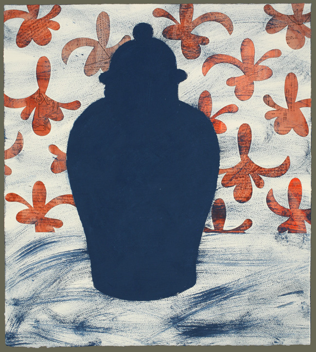 Ginger Jar with Argentine Flowers